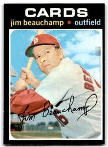 1971 Topps Jim Beauchamp St. Louis Cardinals #322 - Bild 1 von 2
