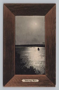 Postkarte Abfahrt Hafen Rotograph - Bild 1 von 2