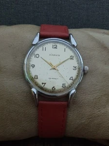 MARVIN cal.560 VINTAGE 50's 37mm RARE 17J SWISS WATCH. - Picture 1 of 7