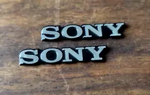 logo aluminium SONY X 2 - Foto 1 di 2