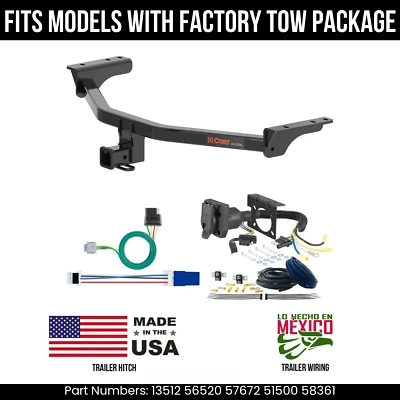 Enganche de remolque Nissan Pathfinder 22-24 con cableado de 7 pines con correa de remolque OE Foto 1 de 4