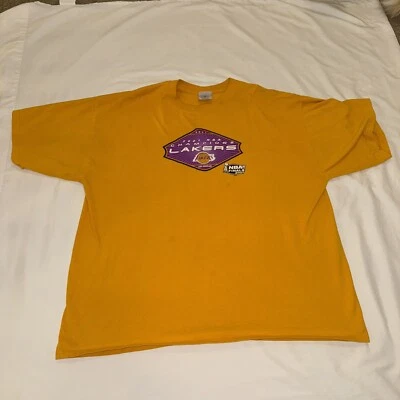 Kobe Shaq Los Angeles Lakers 2000-2001 Back To Back NBA Champion T-Shirt Men 2XL - Image 1 of 4