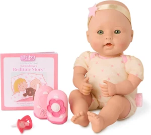 by Battat BG7006Z – Bed Time 12-Inch Soft-Body Newborn Baby Doll with Easy-To-Re - Picture 1 of 8