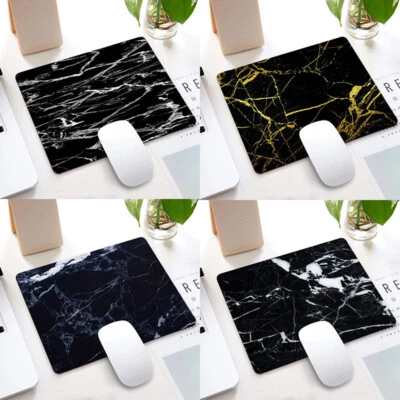 Marble Style Small Mouse Pad Computer Laptop Mousepad Non-slip Rubber Base Ma ☽ - Image 1 of 4