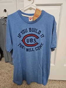 New With Tags Homage Chicago Cubs If You Build It They Will Come T Shirt Mens XL - Picture 1 of 8