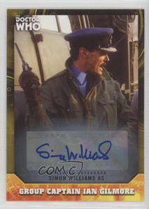 2016 Doctor Who Signature Series Yellow 3/25 Group Captain Ian Gilmore Auto fm0