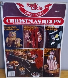 Family Circle’s Christmas Helps Vintage 1981 Angels Snowman Santa Cakes,Cook - Picture 1 of 6