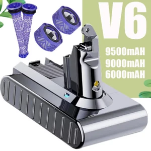 9500mAh Battery For Dyson V6 Replacement Li-ion Animal SV09 DC58 DC59 DC62 NEW - Picture 1 of 20