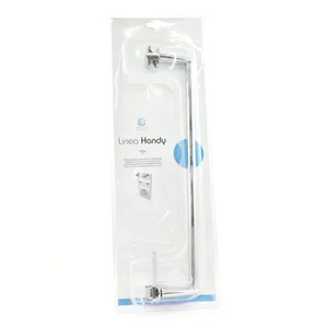 Linea Handy - Straight Chrome Heated Towel Rail Bathroom Hanger - Picture 1 of 7