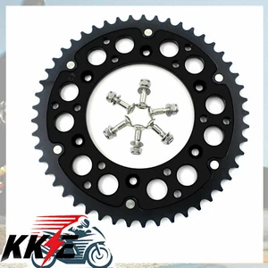 Piñón de cadena híbrido trasero KKE 51T NEGRO PARA HONDA CR125R CR250R CR500R CRF450X - Imagen 1 de 7
