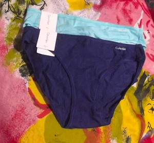 2 NEUE CALVIN KLEIN QD3644 501 BIKINIHÖSCHEN OHNE LINIE TAILLE/BEINE BAUMWOLLE S - Bild 1 von 2