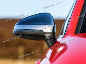 2x Tapas Espejo Cromo Aluminio Mate para AUDI A5 F5 S5 2016+ A4 B9 S4 8W Avant 2015+ - Imagen 1 de 9