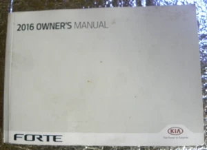 Kia Motors Forte 2016 manual del propietario de fábrica - Imagen 1 de 3