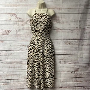 Materiale Tuta Donna Donna Nera Stampa Animalier Leopardata Naturale - Taglia S WP-2R - Foto 1 di 9