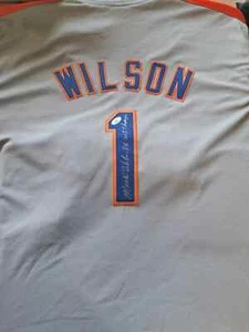Mookie Wilson New York Mets Signed Jersey 1986 World Series PSA ITP Autograph - Picture 1 of 3