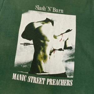 Camisa De Colección Manic Street Preachers Slash N Burn Rock Band LT394 - Imagen 1 de 7