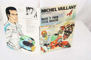 MICHEL VAILLANT MACH 1 POUR STEVE WARSON GRATON BD 1968 E.O SUPERBE