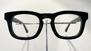 Retro Fashion Thick Acetate  High Quality Eye Glasses Frames BLACK COLOR - Picture 1 of 5