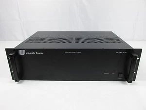 UNIVERSITY SOUND A75 POWER AMPLIFIER MONO RACK MOUNT Works Great - Picture 1 of 1