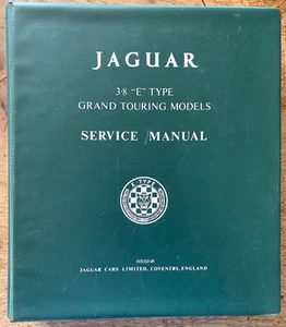 Jaguar 3.8 E-type Grand Touring Models Service Manual plus 4.2 & 2.2 Cars Info - Picture 1 of 7