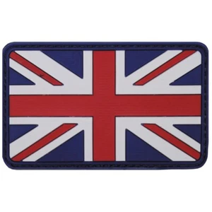 Airsoft Moral Military Patch UK Union Jack Flag Rubber 8 x 5 cm Hook & Loop - Picture 1 of 1