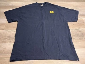 Vintage Steve & Barry's University of Michigan T-Shirt bestickt blau Gr. XL - Bild 1 von 7