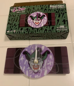 DC Comics Worlds Finest Collection The Joker acrylic Wall Clock NIB 7”x4.5” - Picture 1 of 1