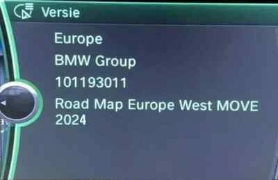 ORIGINAL GENUINE BMW ROAD MAP EUROPE MOVE 2024 WEST EAST + LIFETIME FSC CODE - Image 1 of 2