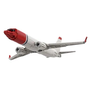 Juego de bloques de construcción modelo avión 737-800 MOC juguete 1400+ piezas - Imagen 1 de 7