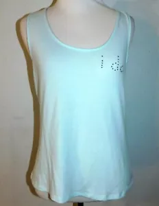 Camiseta de mujer Gilligan & O'Malley mediana, ropa de dormir, camiseta sin mangas, x - Imagen 1 de 3
