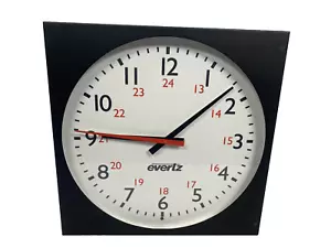 Evertz 12 Zoll Analoguhr mit NTP und Rückbeleuchtung 1212L - Bild 1 von 7
