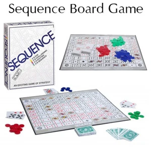 Sequence Board Game Fun Family Friendly Party Strategy AU - Picture 1 of 9