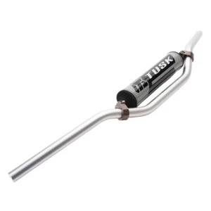 Tusk T-10 Aluminum 7/8" Handlebar YZ High Bend Silver For SUZUKI TM75 1974-1976 - Picture 1 of 3