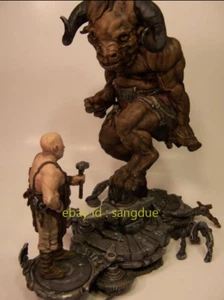 Modelo de resina sin pintar comercio con demonio shiflett brothers H30CM estatua en stock - Imagen 1 de 7