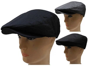 Nuevo 100% Algodón Gatsby Gorra Newsboy Hiedra Sombrero a Presión Golf Conducción Cabbie Plano Cabbie  - Imagen 1 de 6