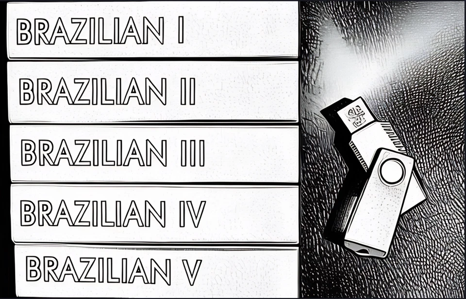 PimsLr Language Approach Gold Edition Brazilian Portuguese Levels 1 - 5 Full Set - Image 1 of 1