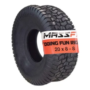 MASSFX 20x8-8 Turf Tire for golf carts and lawn mowers 4-Ply - Picture 1 of 9