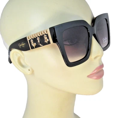 Очки солнцезащитные Jessica Simpson негабаритные квадратные с вырезом в виде сердца на каблуках Star J6458-OX - Изображение 1 из 4