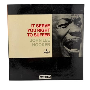 John Lee Hooker - It Serve You Right To Suffer LP Record Original 1966 Impulse! - Picture 1 of 5