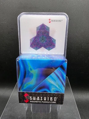 Shashibo Blue Planet Magnetic Puzzle Cube - Image 1 of 4