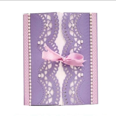 Lace Craft Embossing Dies Scrapbooking For Card Cutting Paper Stencil Metal Dies - Image 1 of 4