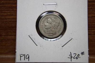 1869 Three Cent Nickel Lot P19 - Image 1 of 2