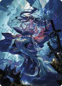 MTG Rhystic Study Art Card 79 Wilds of Eldraine Art Series - Picture 1 of 1