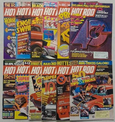 Hot Rod Magazine 1988 Full Year Lot Set Of 12 Issues Like New-Very Goo Condition - Image 1 of 4
