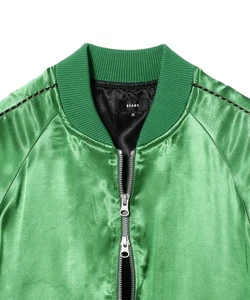 BEAMS Plain Sukajan Ska Jacket Size XL Versatile Japanese Style Bomber Coat - Picture 1 of 17