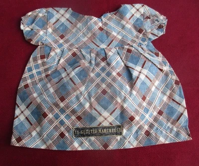 Robe ancienne pour poupée ancienne - Photo 1/3