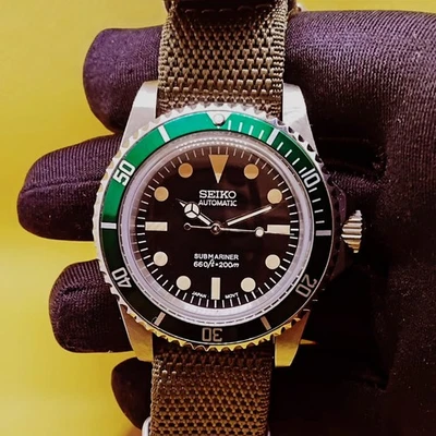 Orologio Uomo Movimento Automatico Customizzato 39.5mm Vintage - Immagine 1 di 4