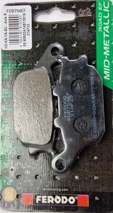 ferodo fdb754ef pastiglie freno posteriore honda xl 750 transalp abs 2023 2024 - Foto 1 di 2