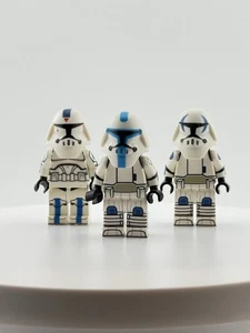 Lego Star Wars AV Figures 501st Snow Trooper Lot w/ accessories Custom Clones - Picture 1 of 3