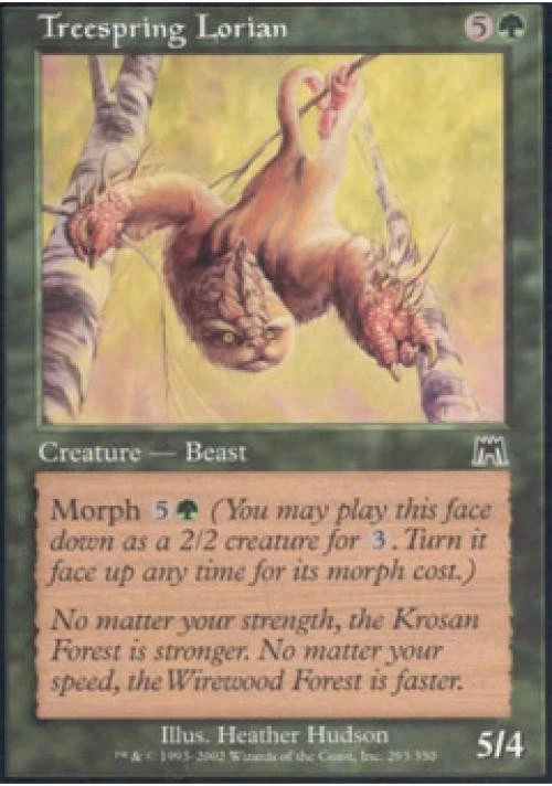 Treespring Lorian - Light Play MTG Onslaught - Image 1 of 1